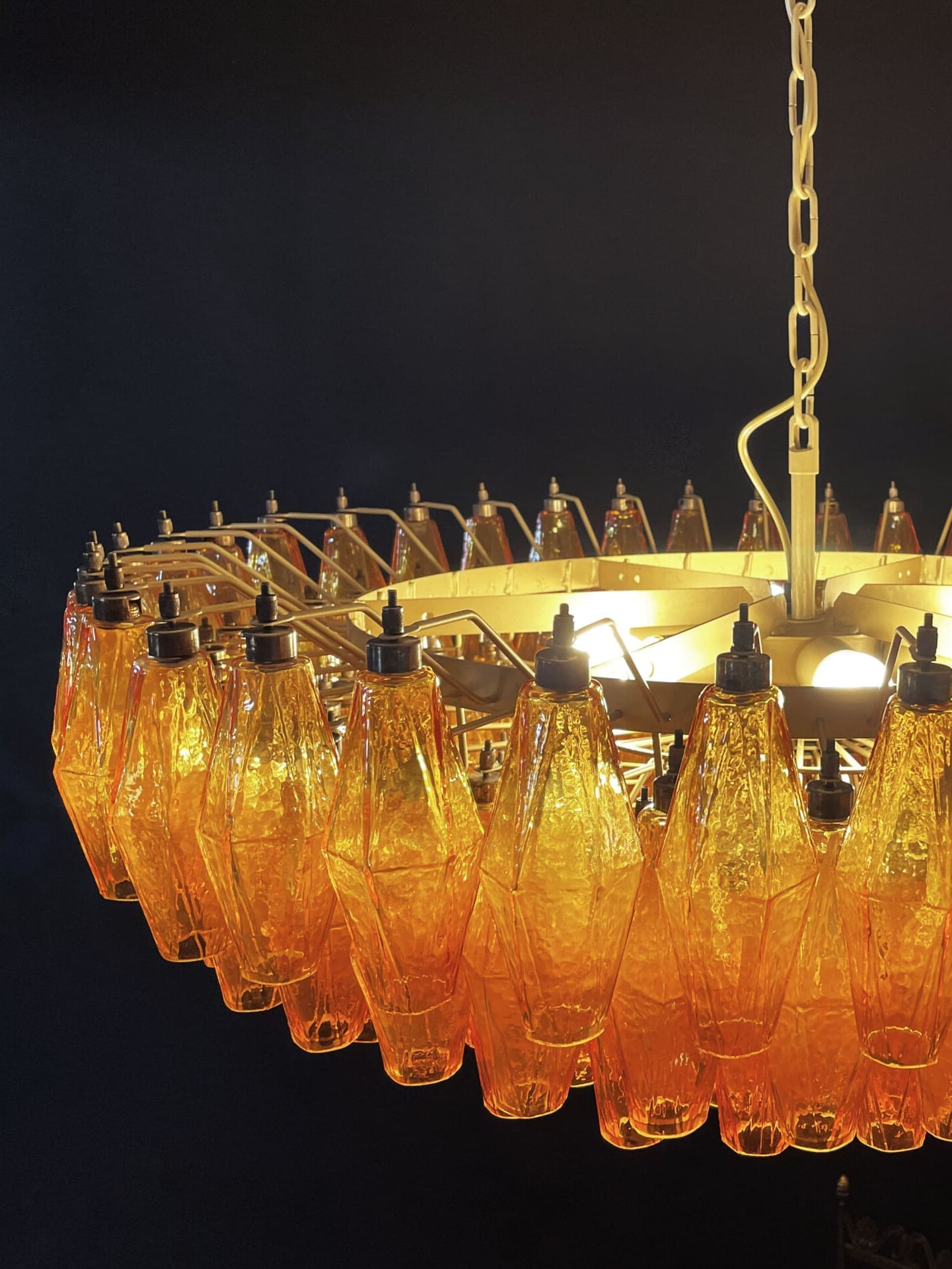 Murano Chandelier – Poliedri – 185 glass