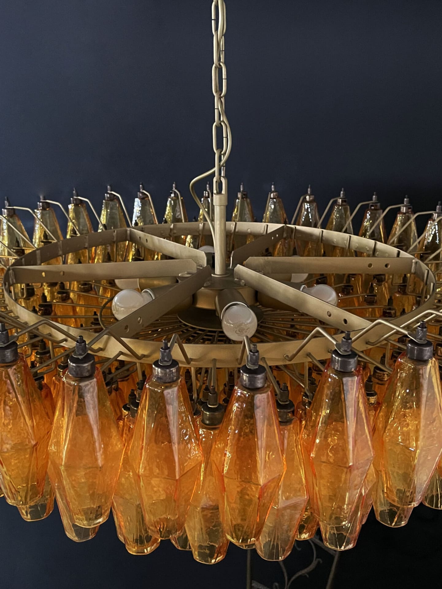 Murano Chandelier – Poliedri – 185 glass