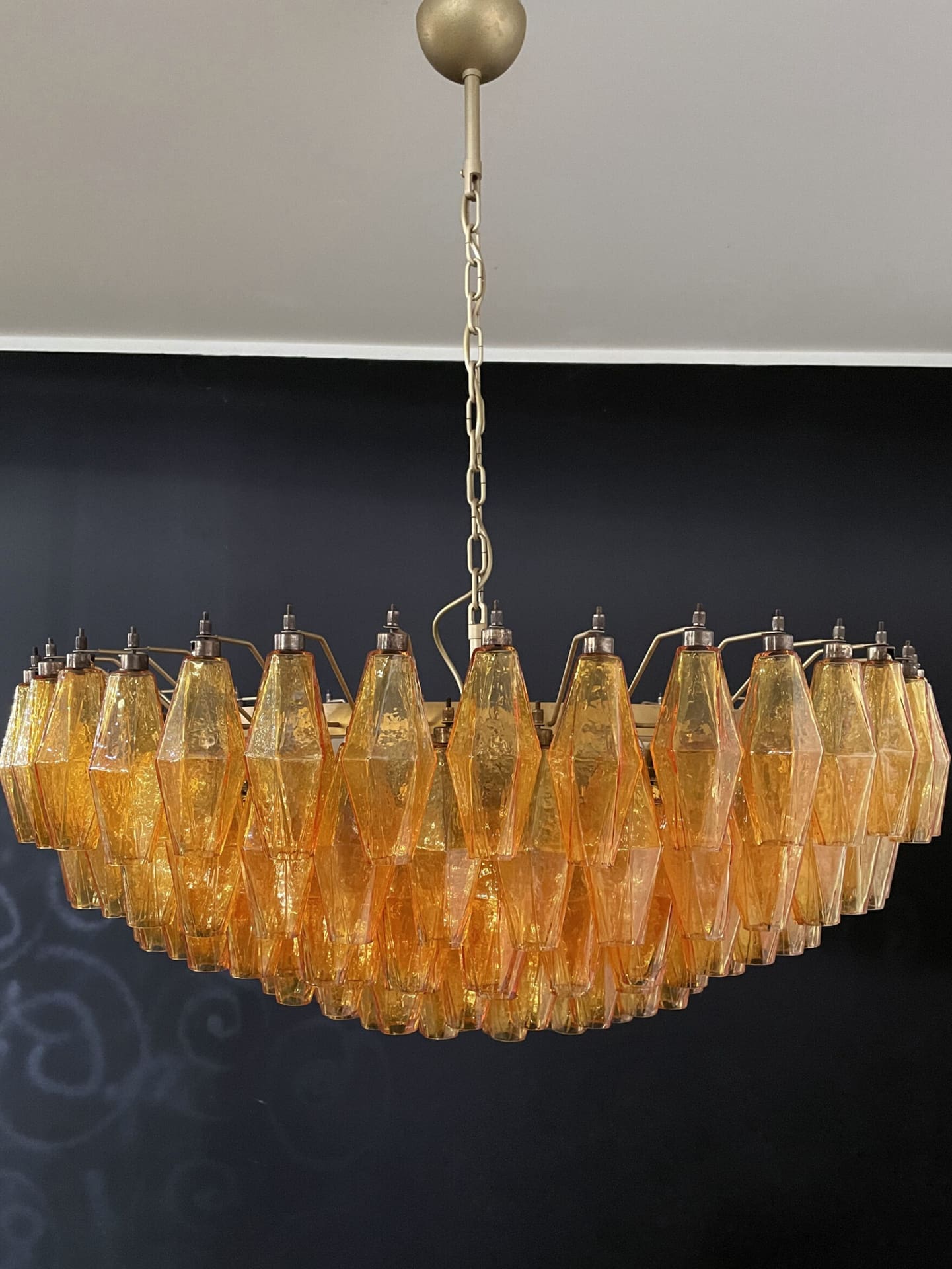 Murano Chandelier – Poliedri – 185 glass