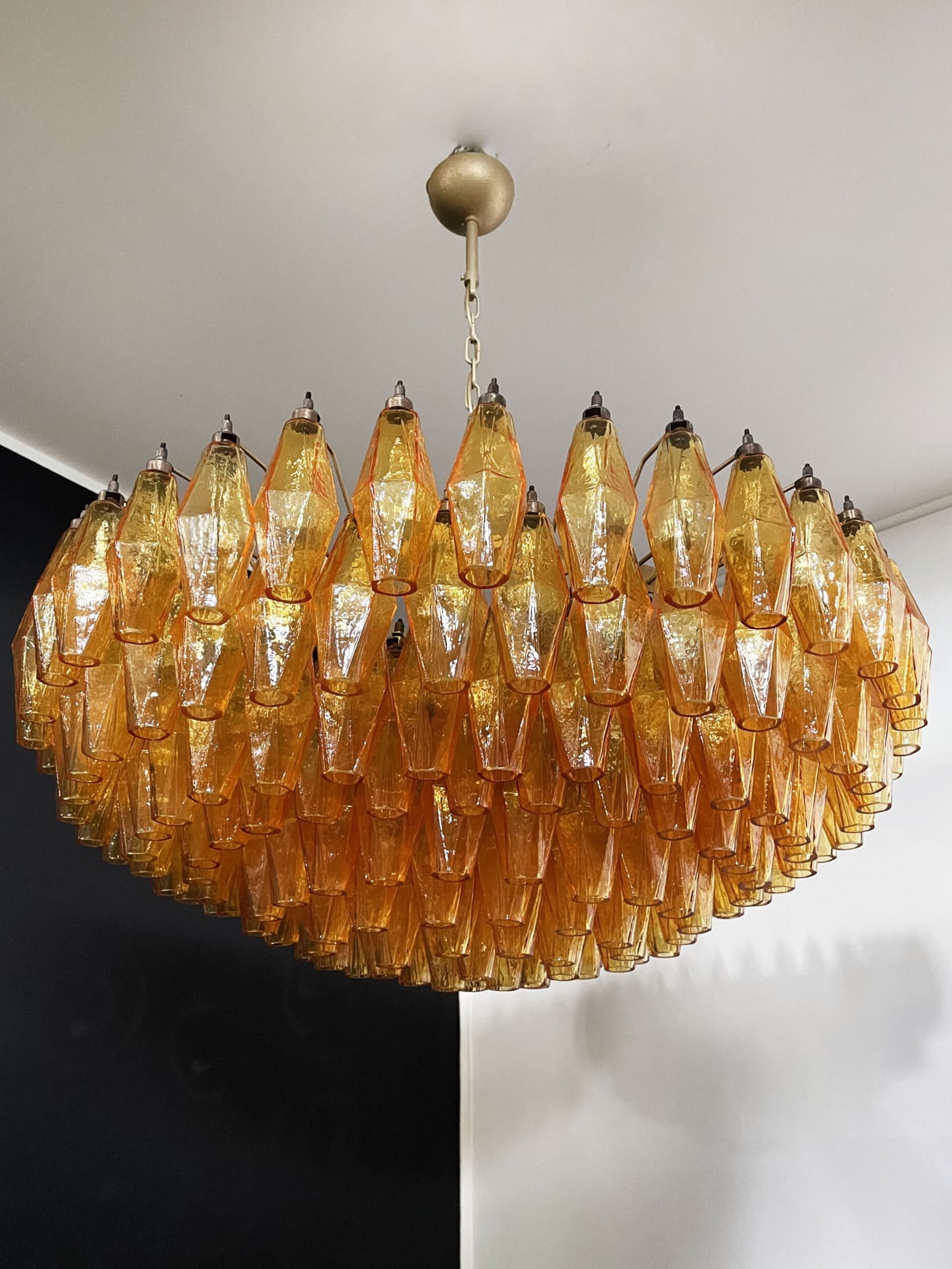 Murano Chandelier – Poliedri – 185 glass