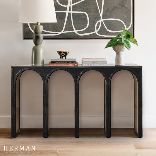 Hattie Console in Oak 60"W