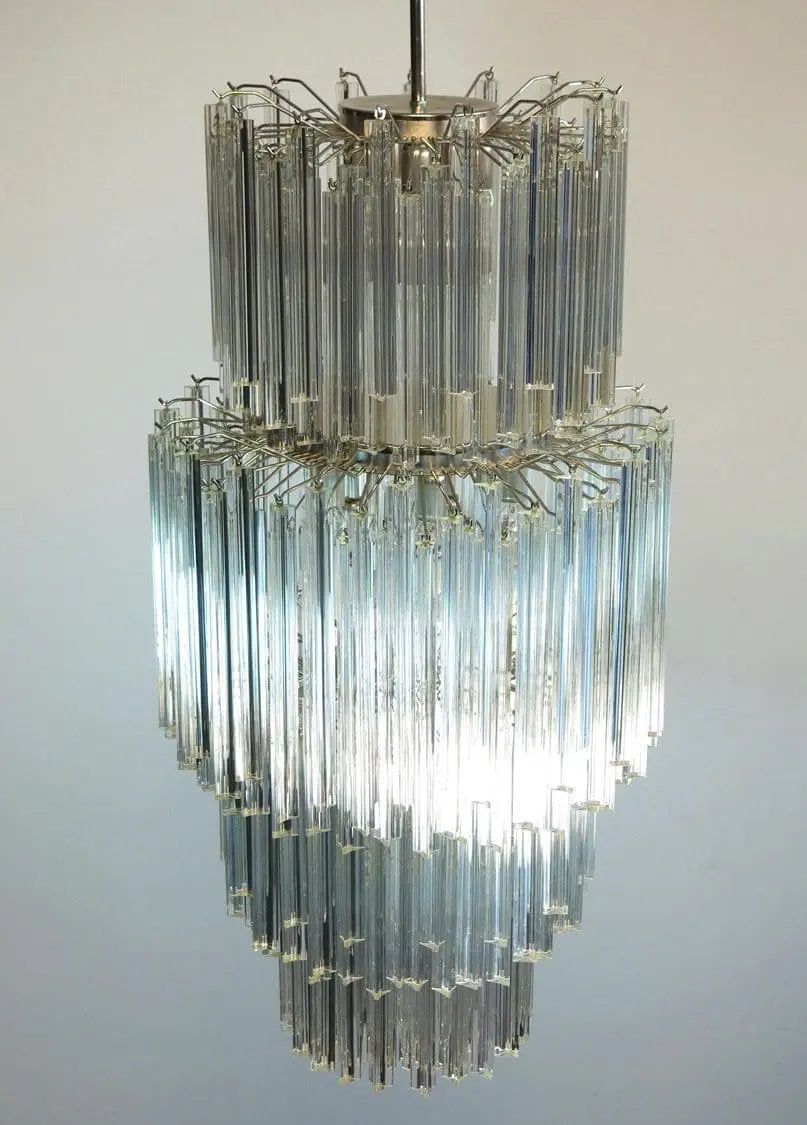Murano Chandelier – 242 prisms – Transparent