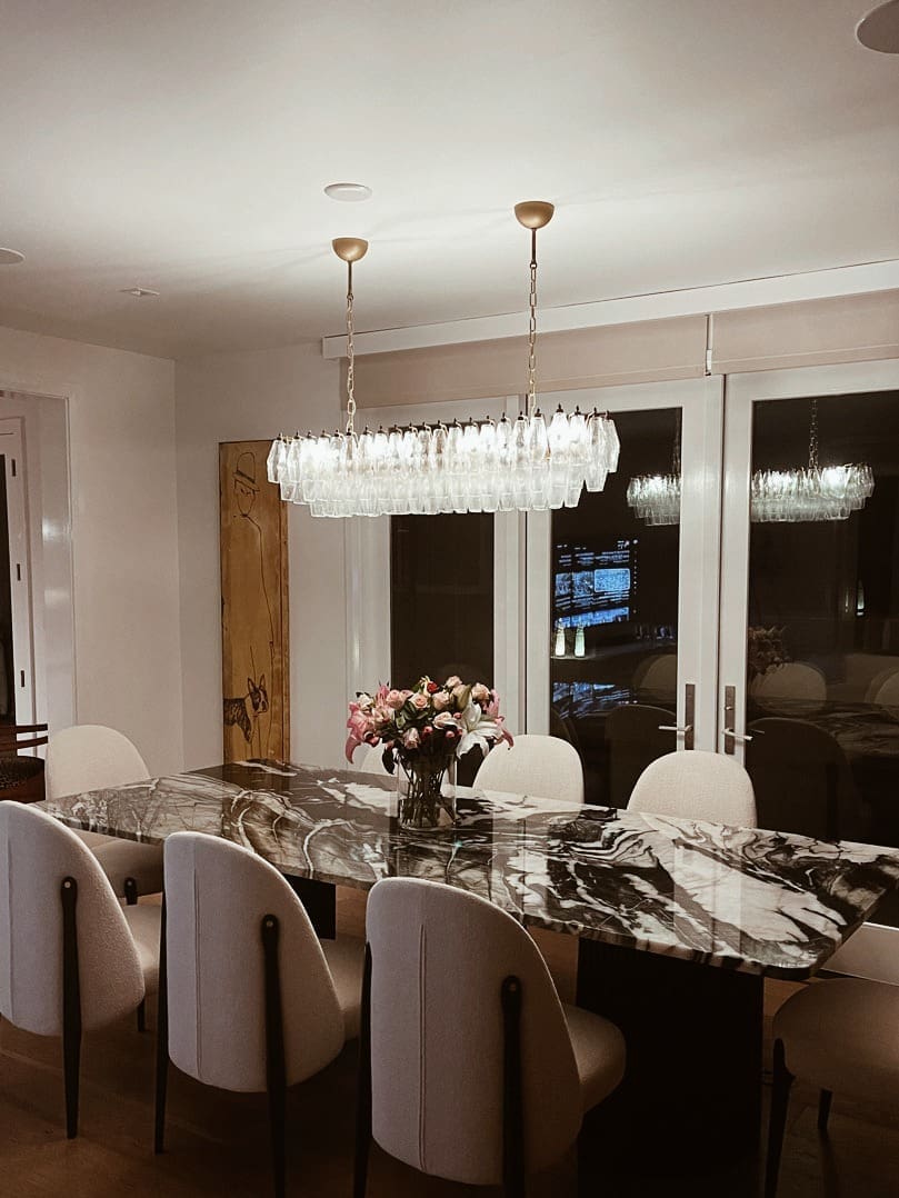 Murano Chandelier – Poliedri – 138 glass