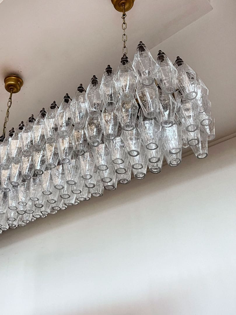 Murano Chandelier – Poliedri – 138 glass