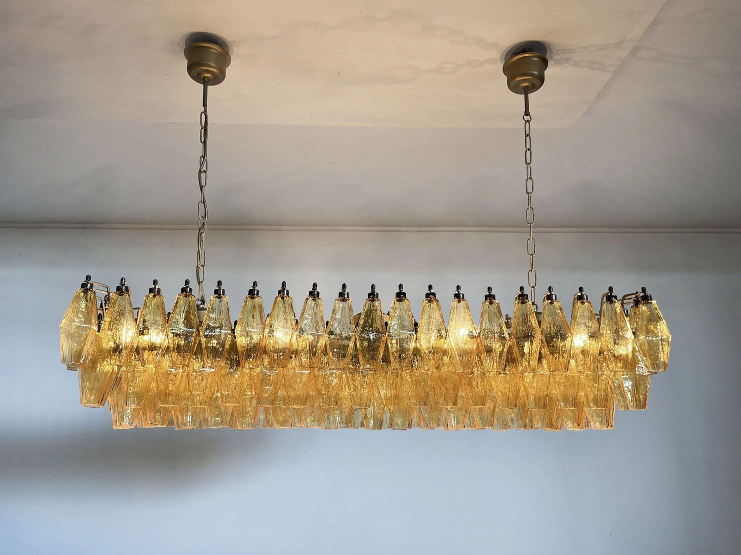 Murano Chandelier – Poliedri – 138 glass