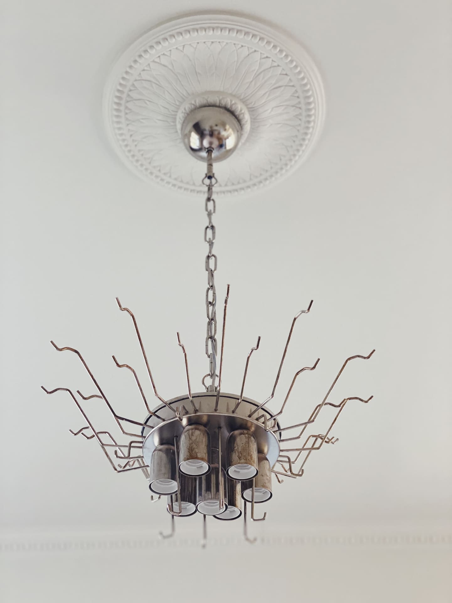 Murano Chandelier – 36 tubes – Matte white