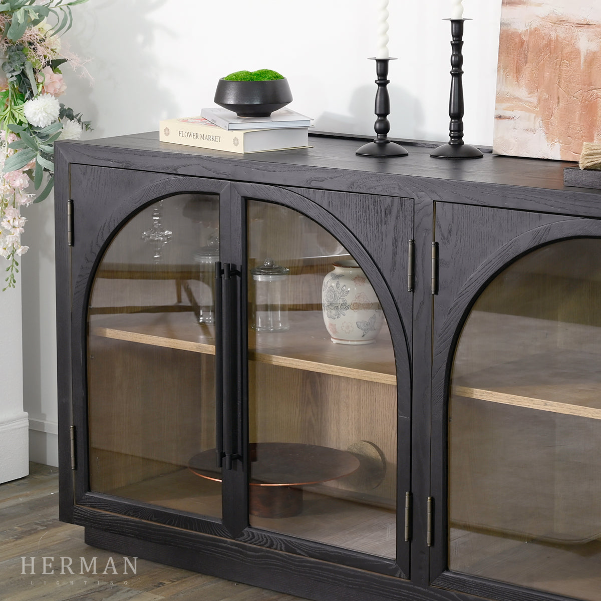 Hattie Sideboard in Oak 70"W 90"W