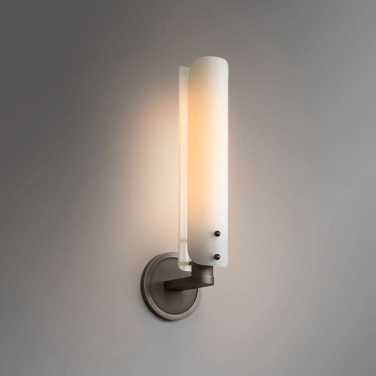 Ale White Shade Wall Sconce 16"H