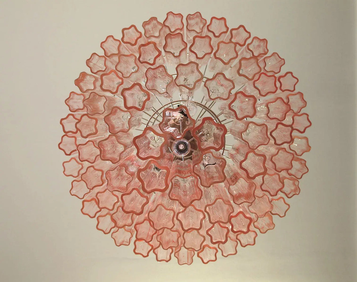 Murano Chandelier – 78 tubes – Pink