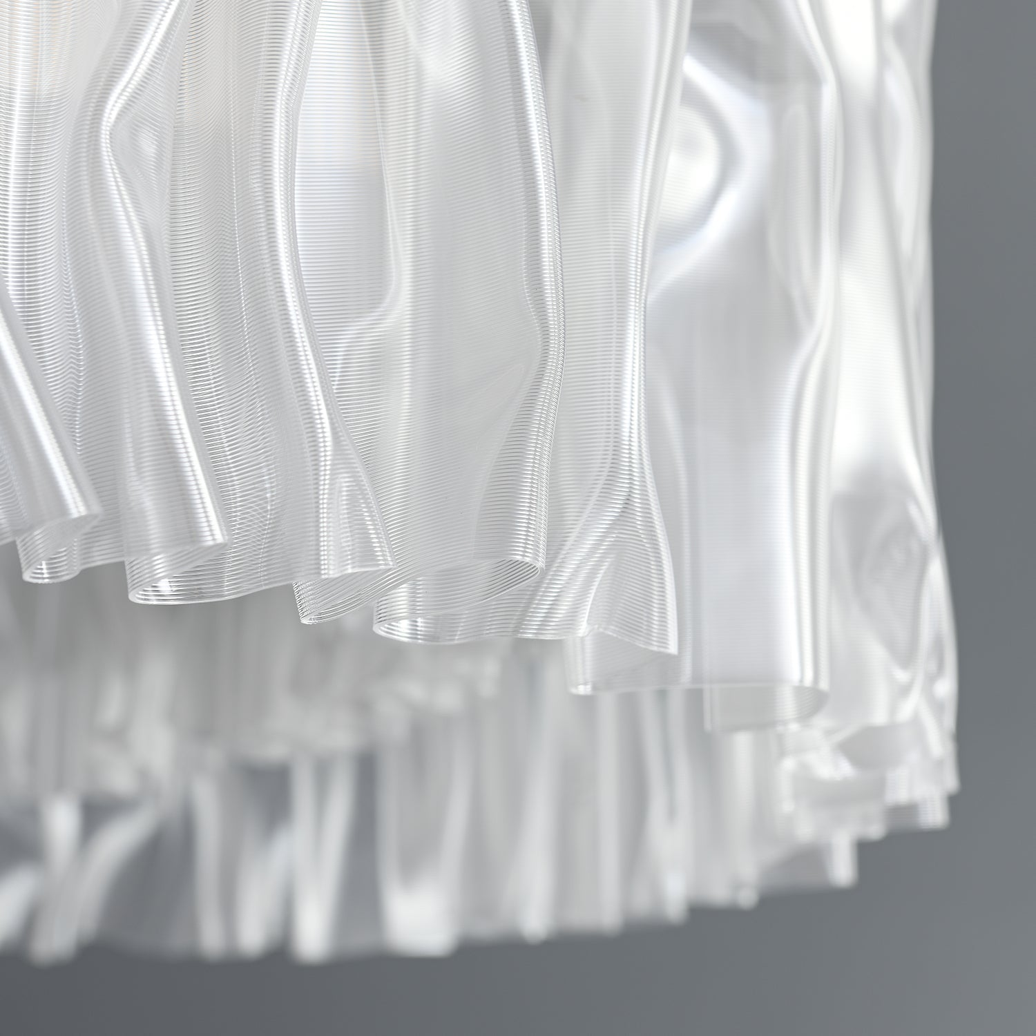 Accordéon Suspension Silver Pendant Light