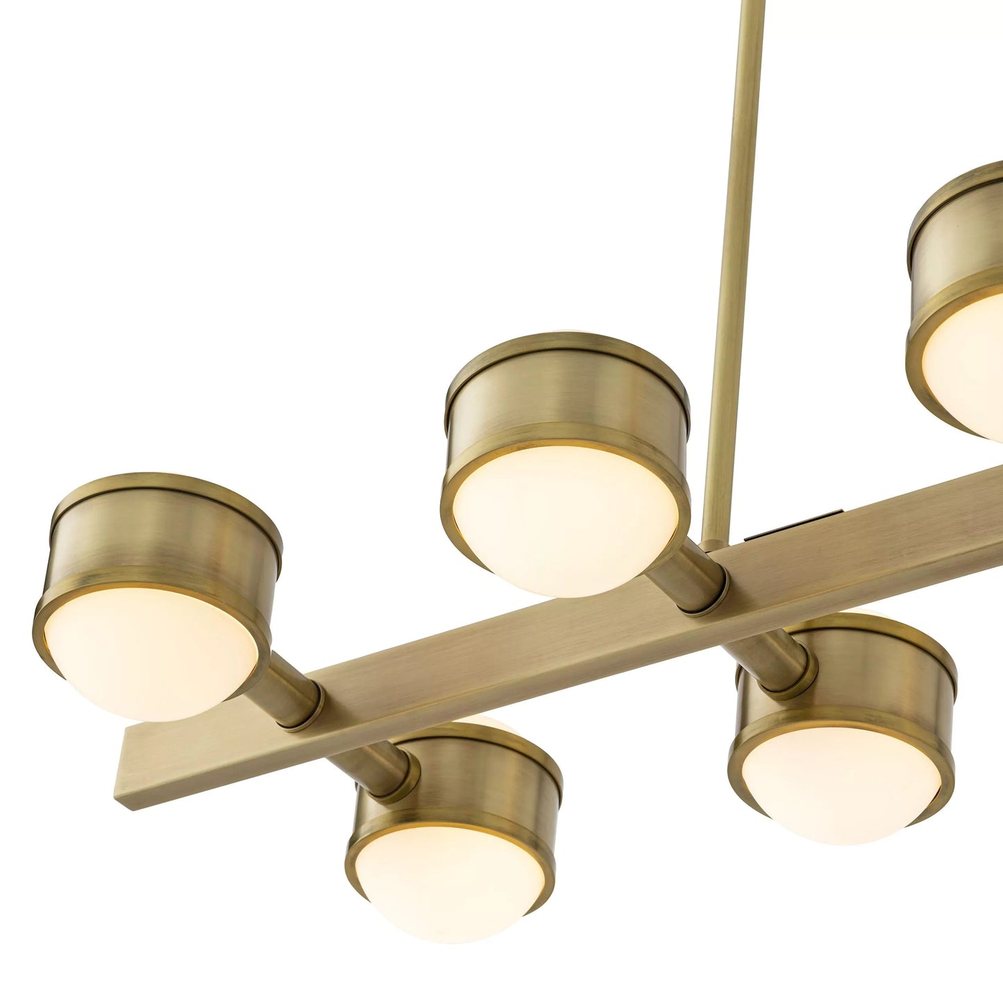 Aldo Modern Brass Chandelier