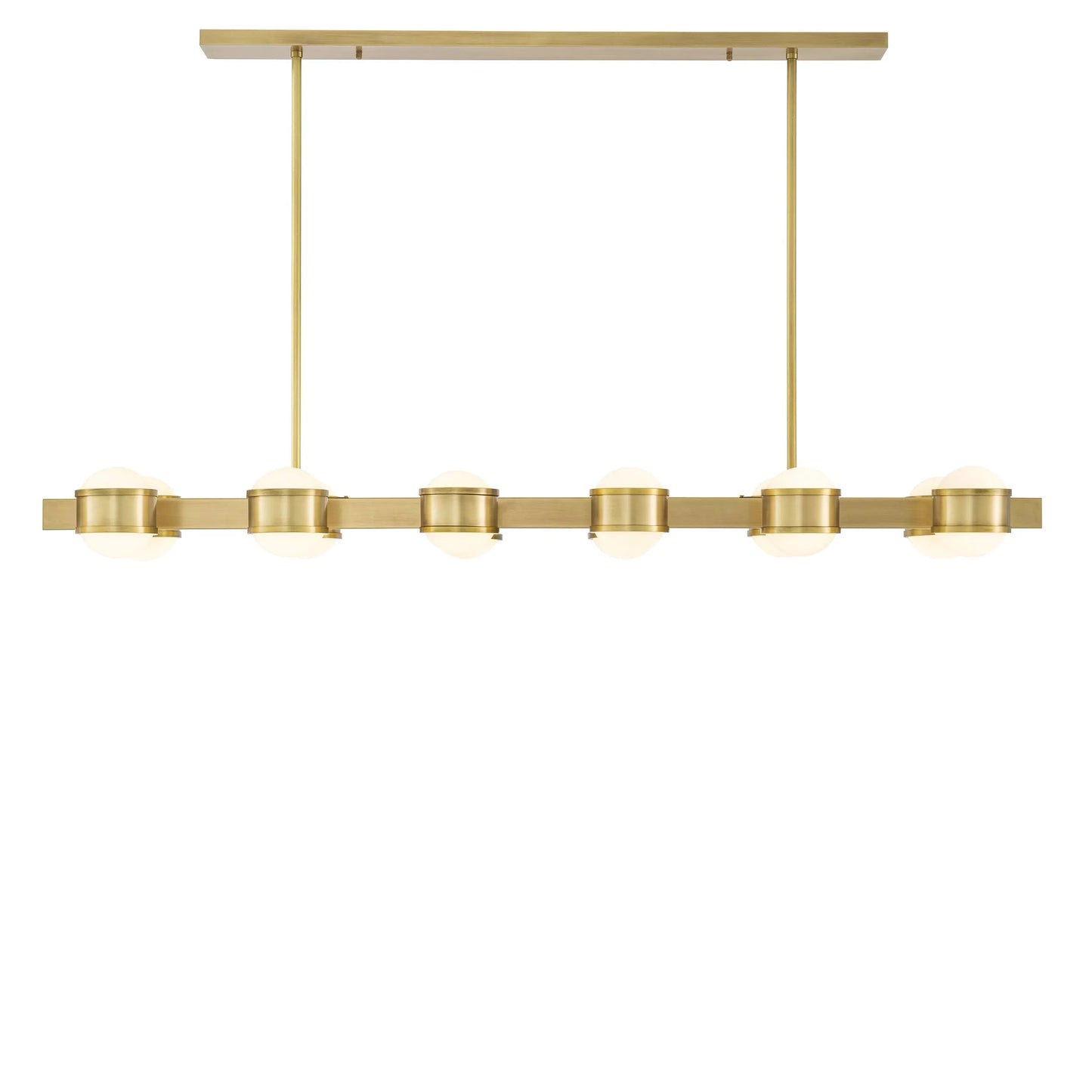 Aldo Modern Brass Chandelier