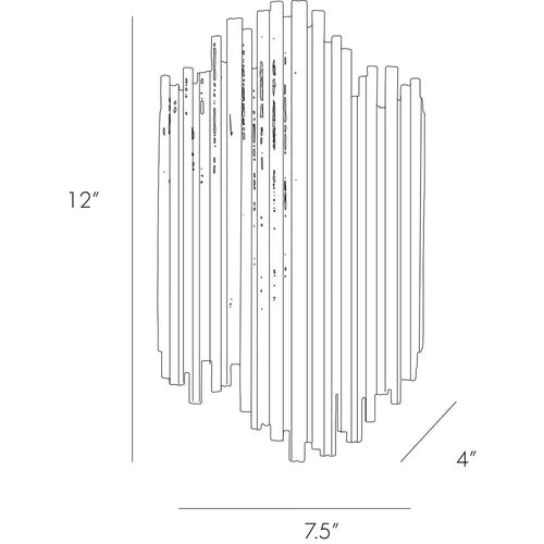 Althely 2 Lights Wall Sconce
