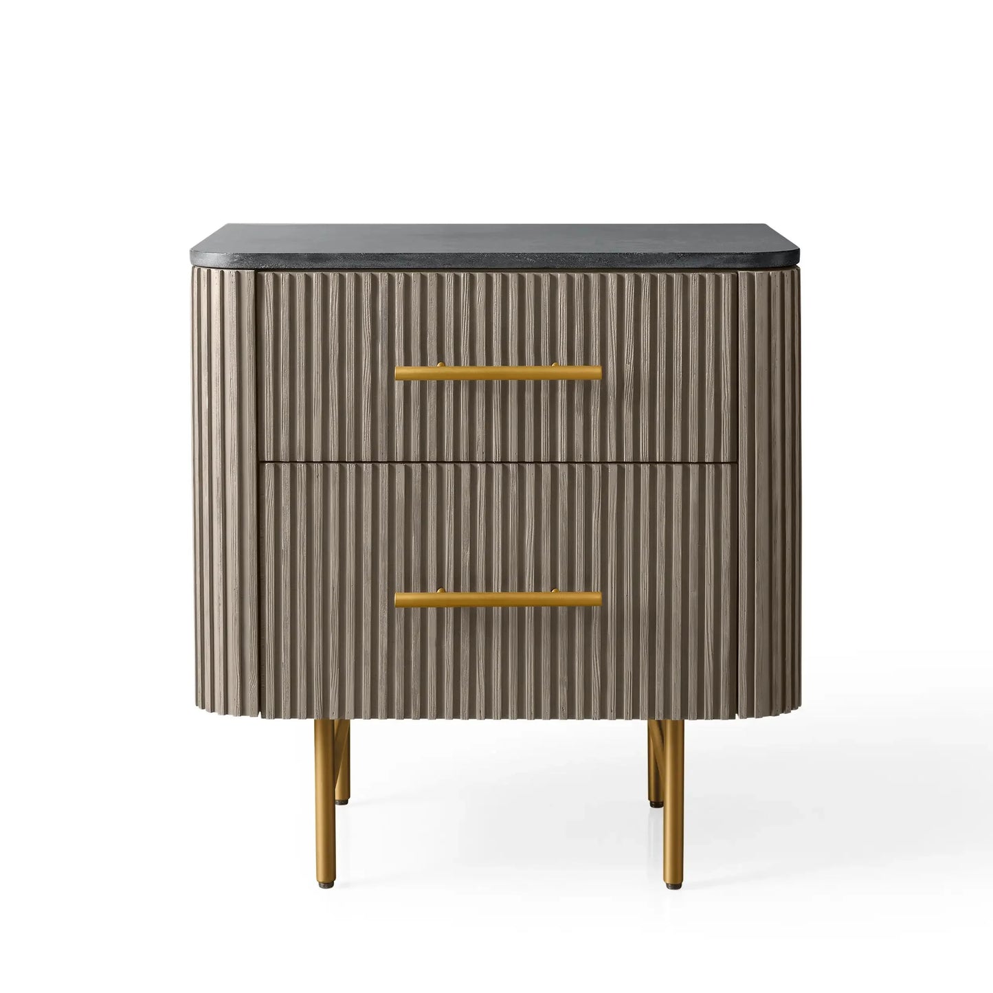 Arden Closed Nightstand in Oak