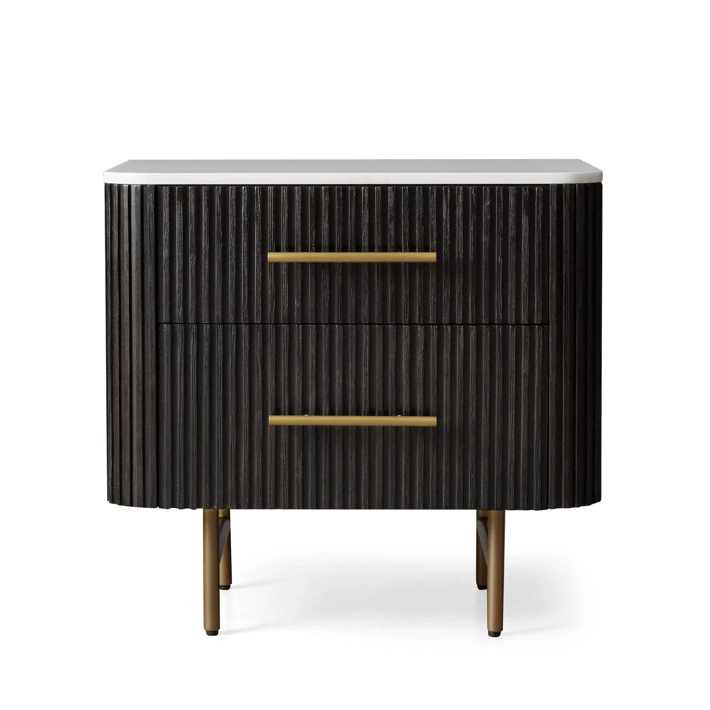 Arden Closed Nightstand in Oak