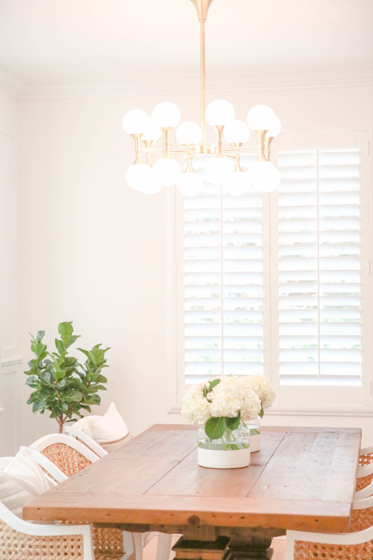 Astoria Modern Brass Chandelier - 3316-AGB-CE - Hudson Valley