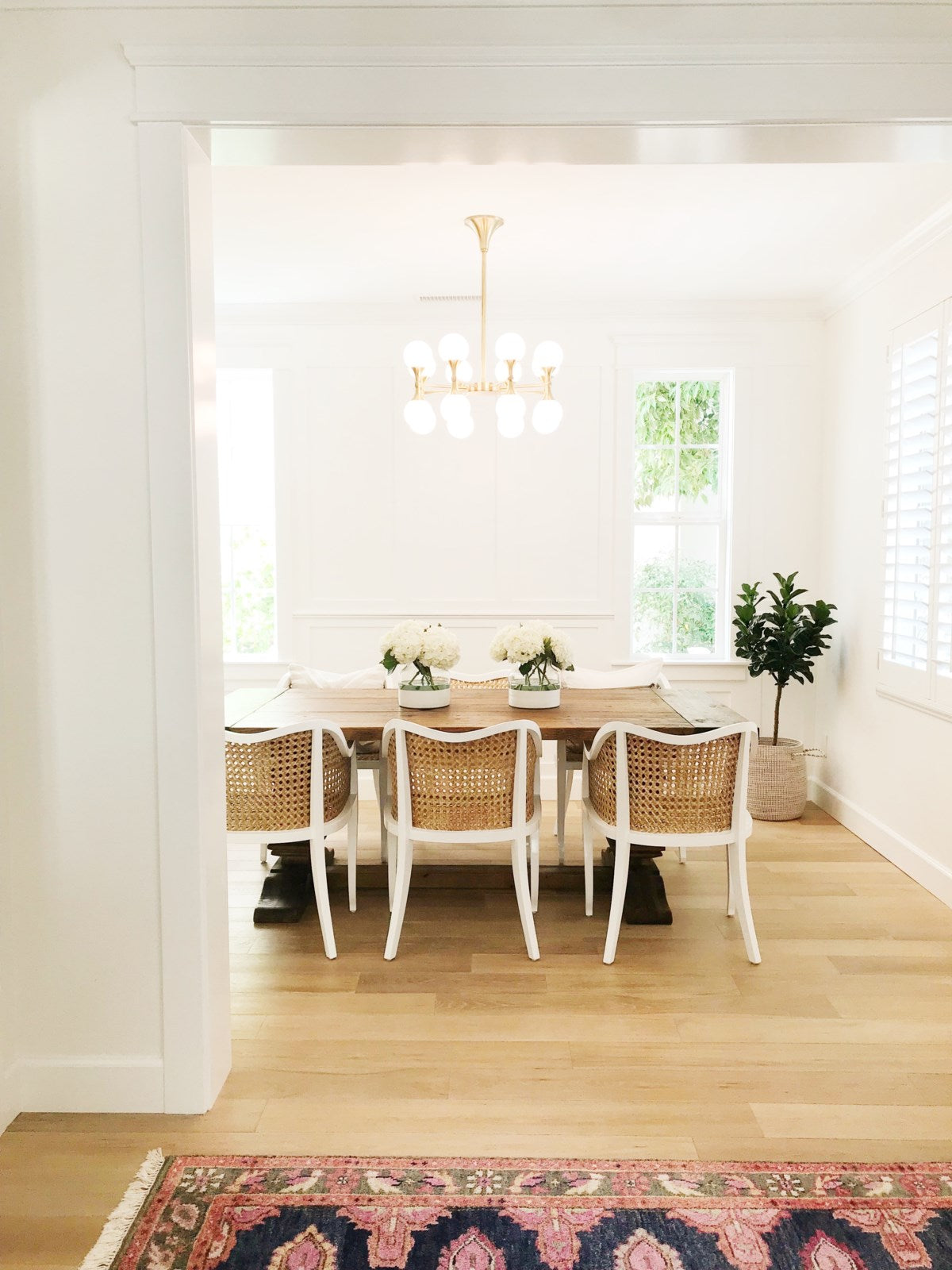 Astoria Modern Brass Chandelier - 3316-AGB-CE - Hudson Valley