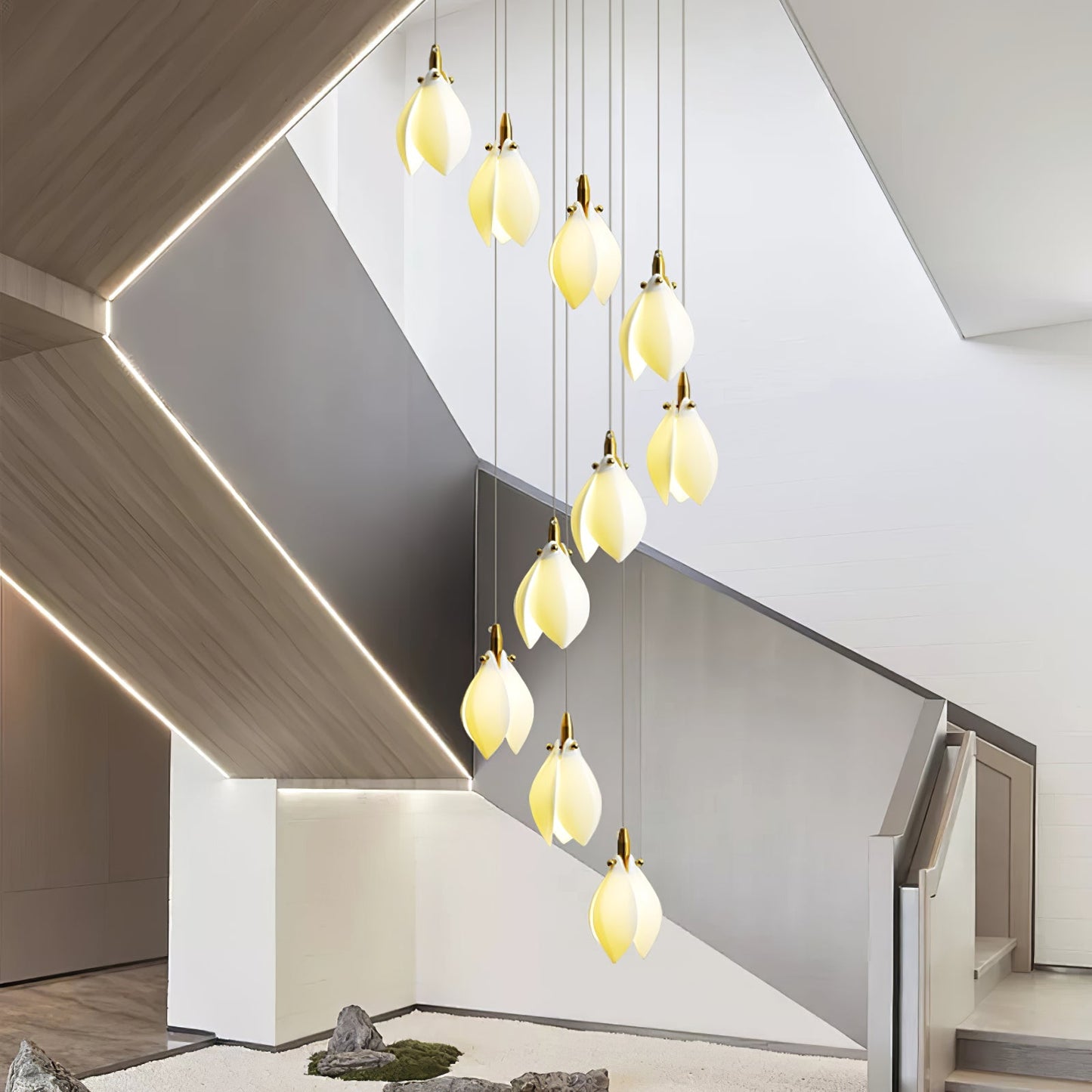 Astralis Bloom Stairs Chandelier