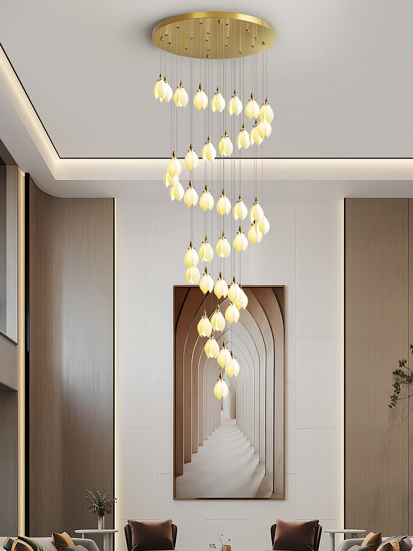 Astralis Bloom Stairs Chandelier