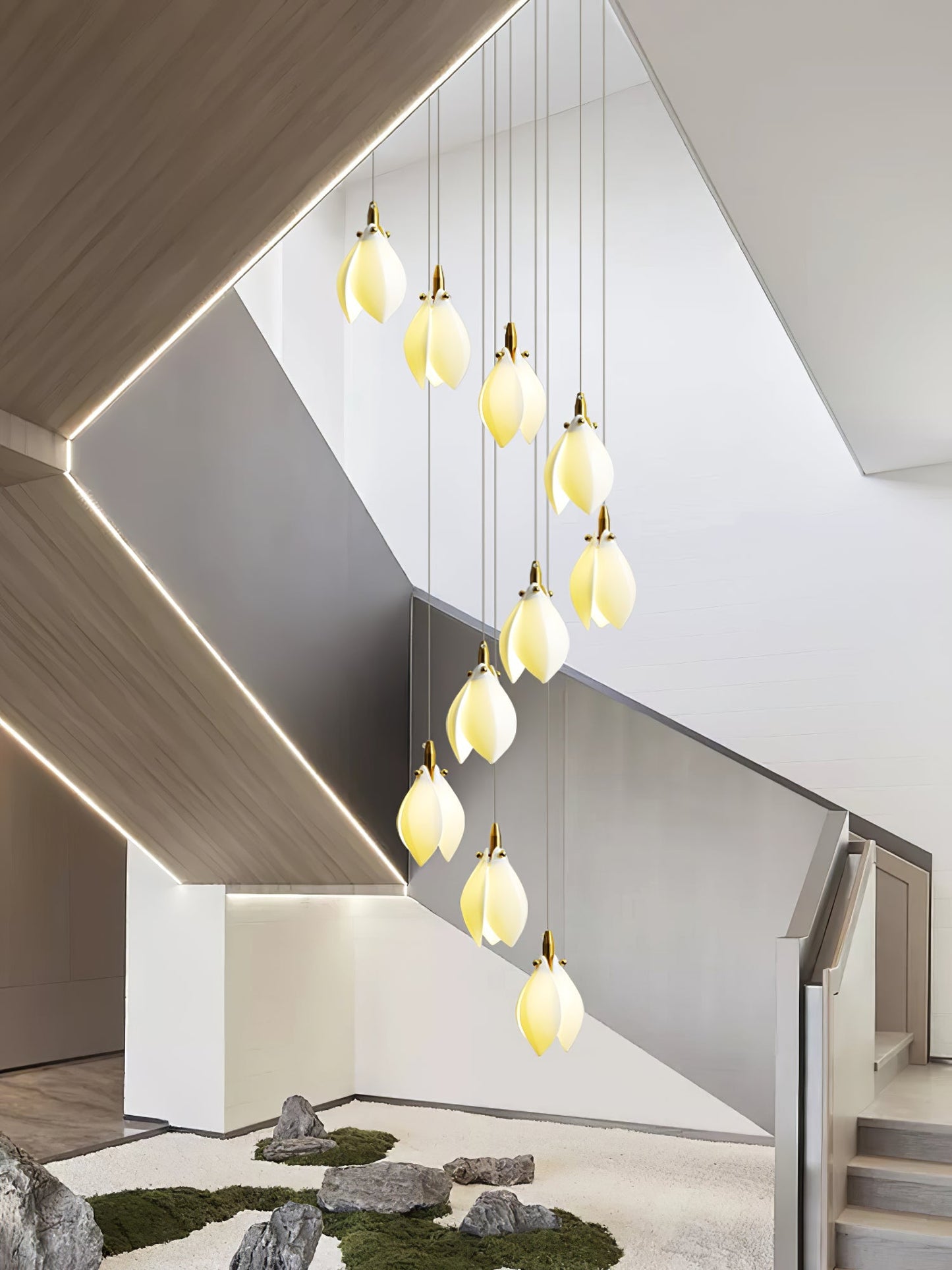Astralis Bloom Stairs Chandelier
