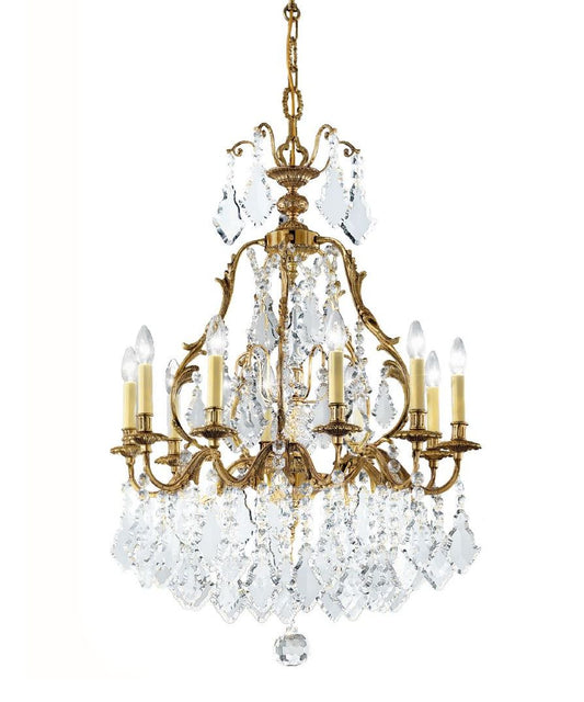 Belgravia Crystal Glass Chandelier CRY510FG - (Multiply Finishes) - Christopher Hyde
