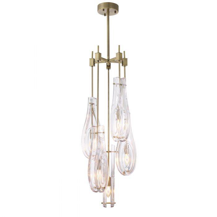 Bellano Modern Brass Chandelier [S/L] - [Brass/Bronze]