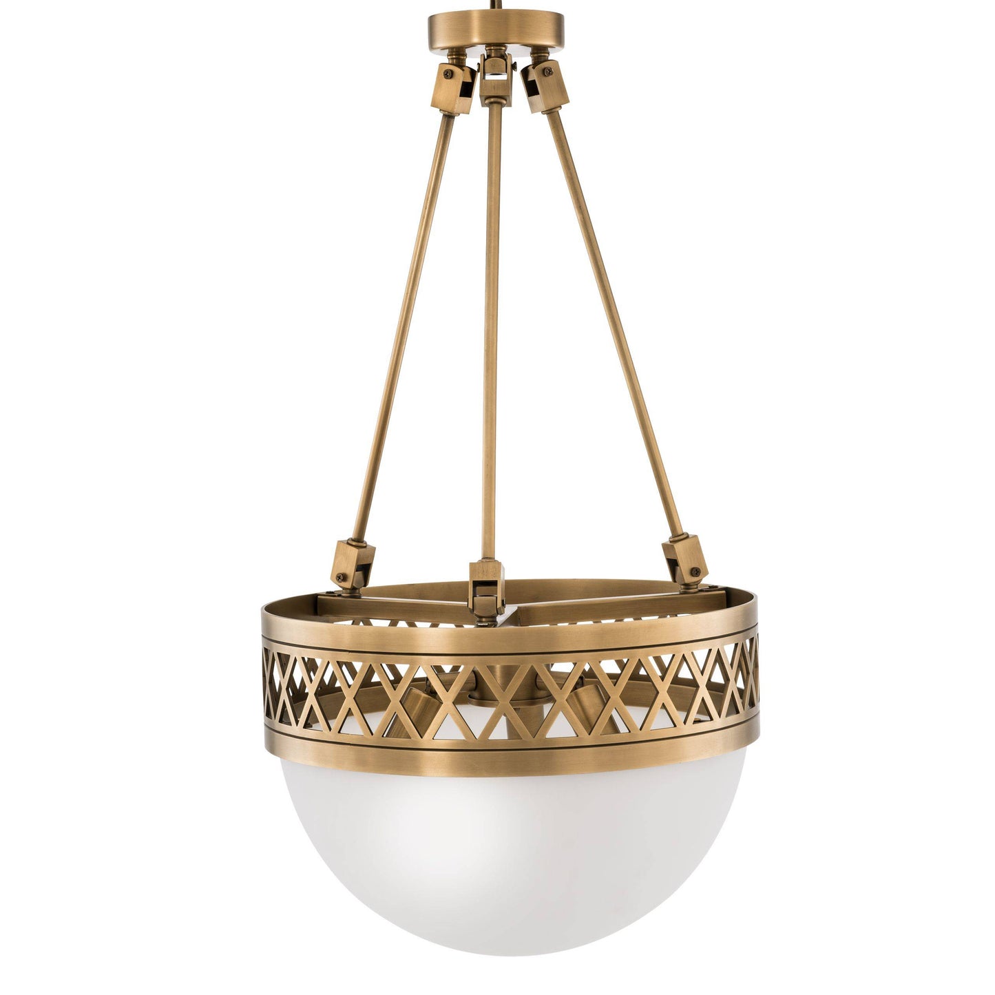 Bistroquette Modern Brass Chandelier
