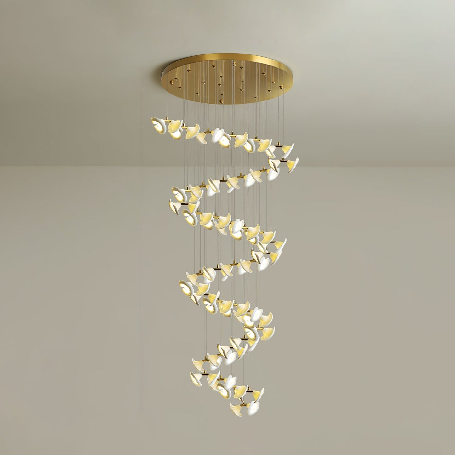 Blossom Double Horn Chandelier