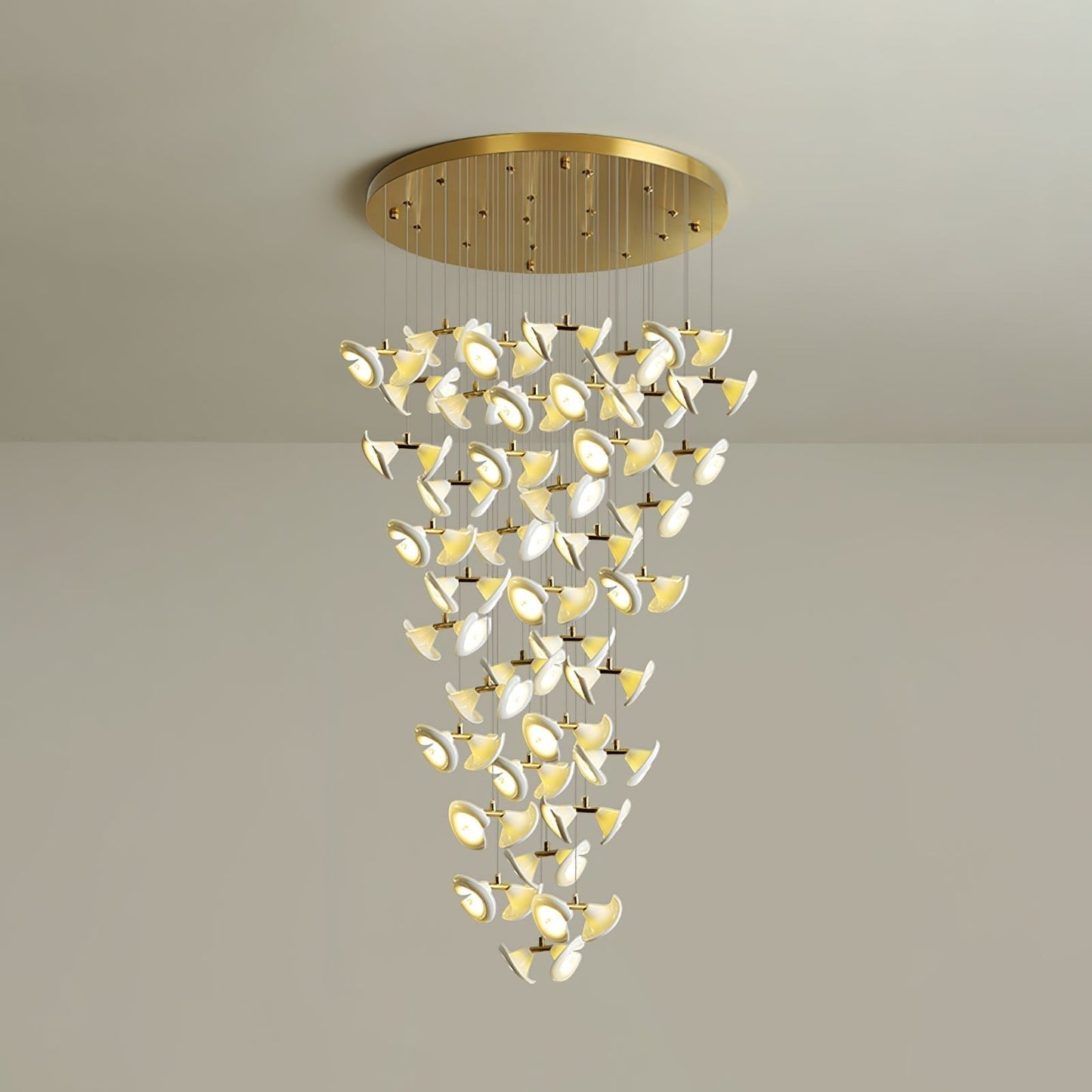Blossom Double Horn Chandelier