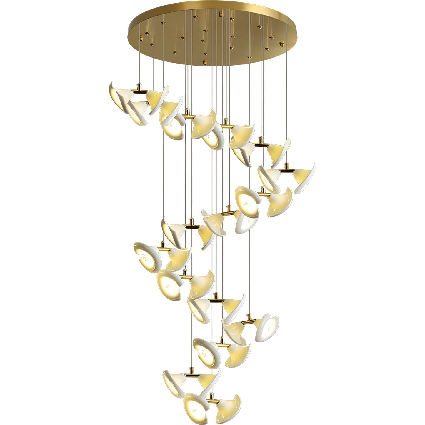 Blossom Double Horn Chandelier