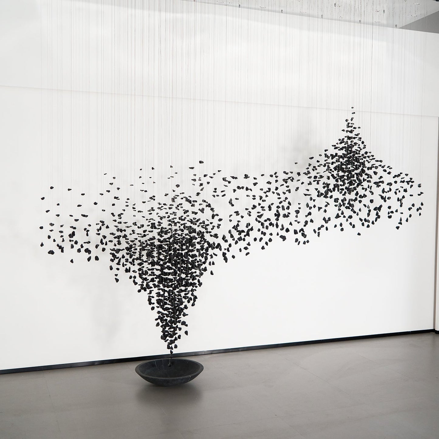 Charcoal Shape Hourglass Chandelier