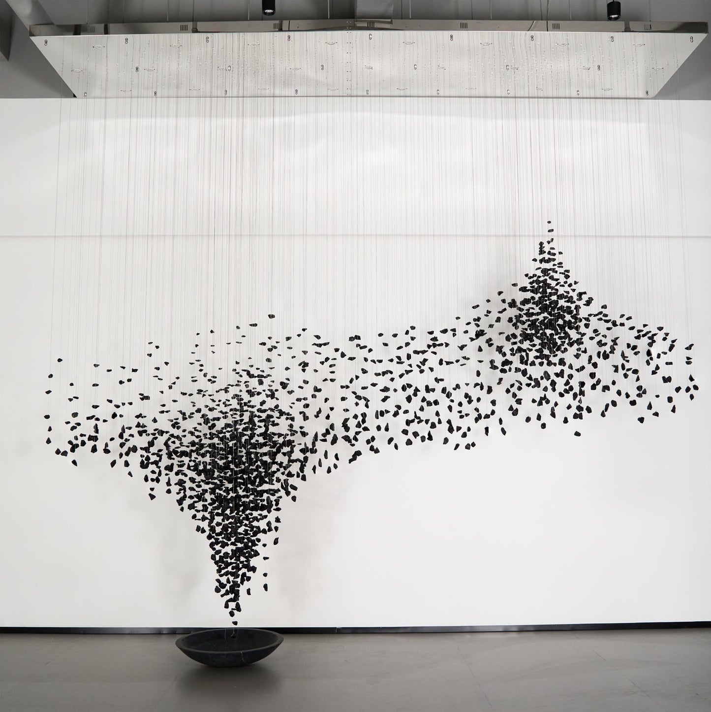 Charcoal Shape Hourglass Chandelier