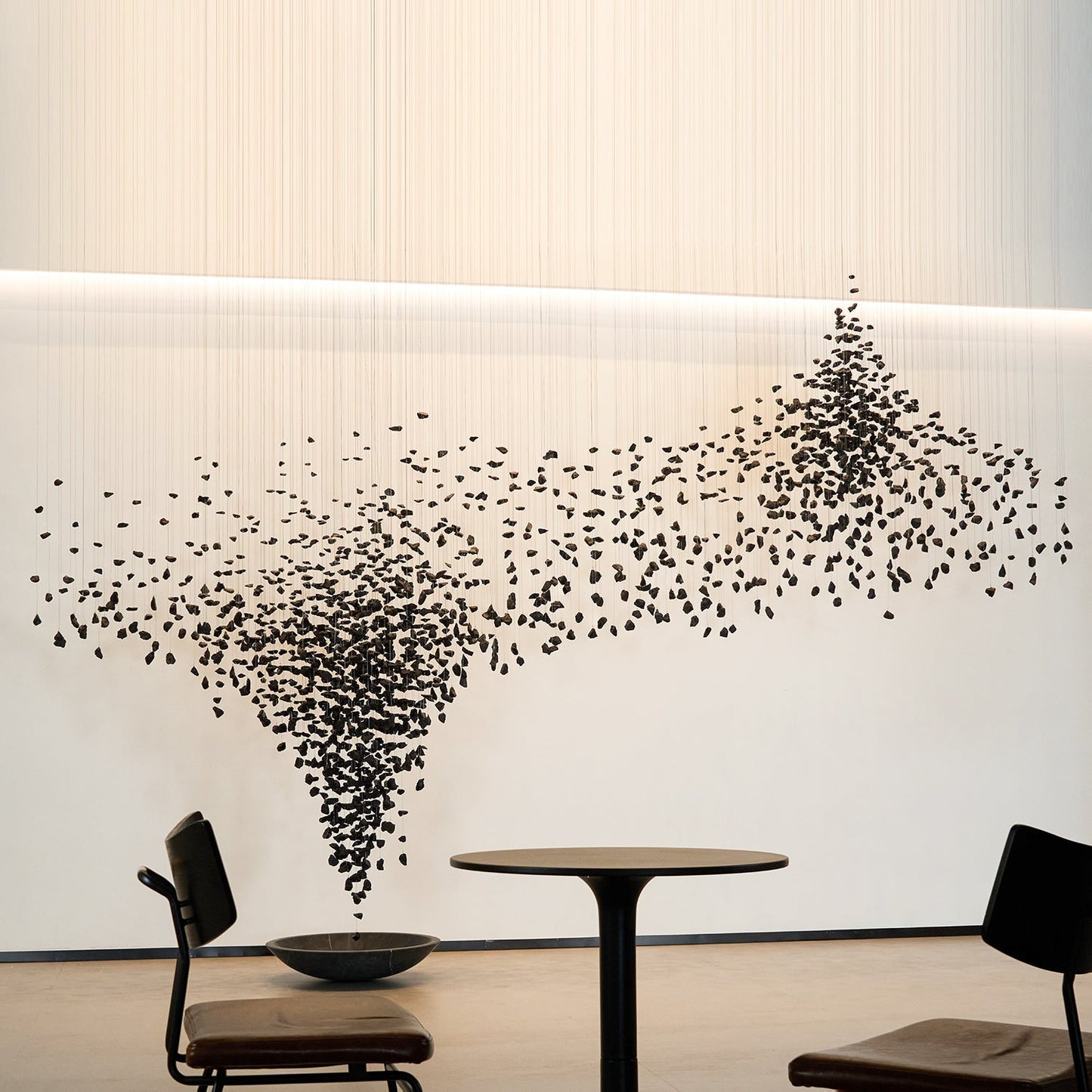 Charcoal Shape Hourglass Chandelier