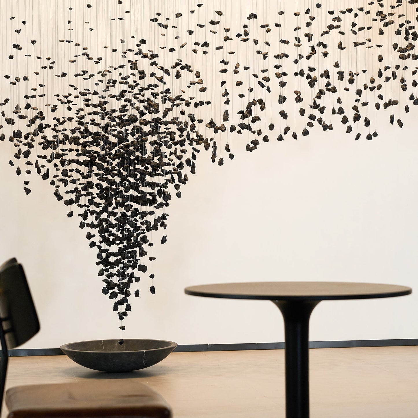 Charcoal Shape Hourglass Chandelier