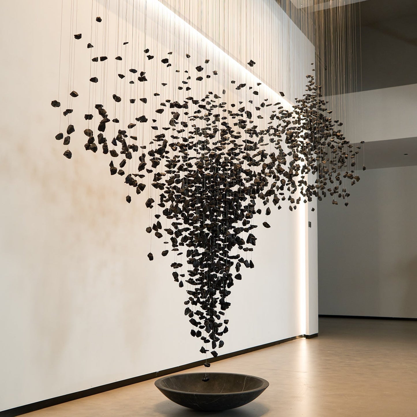 Charcoal Shape Hourglass Chandelier