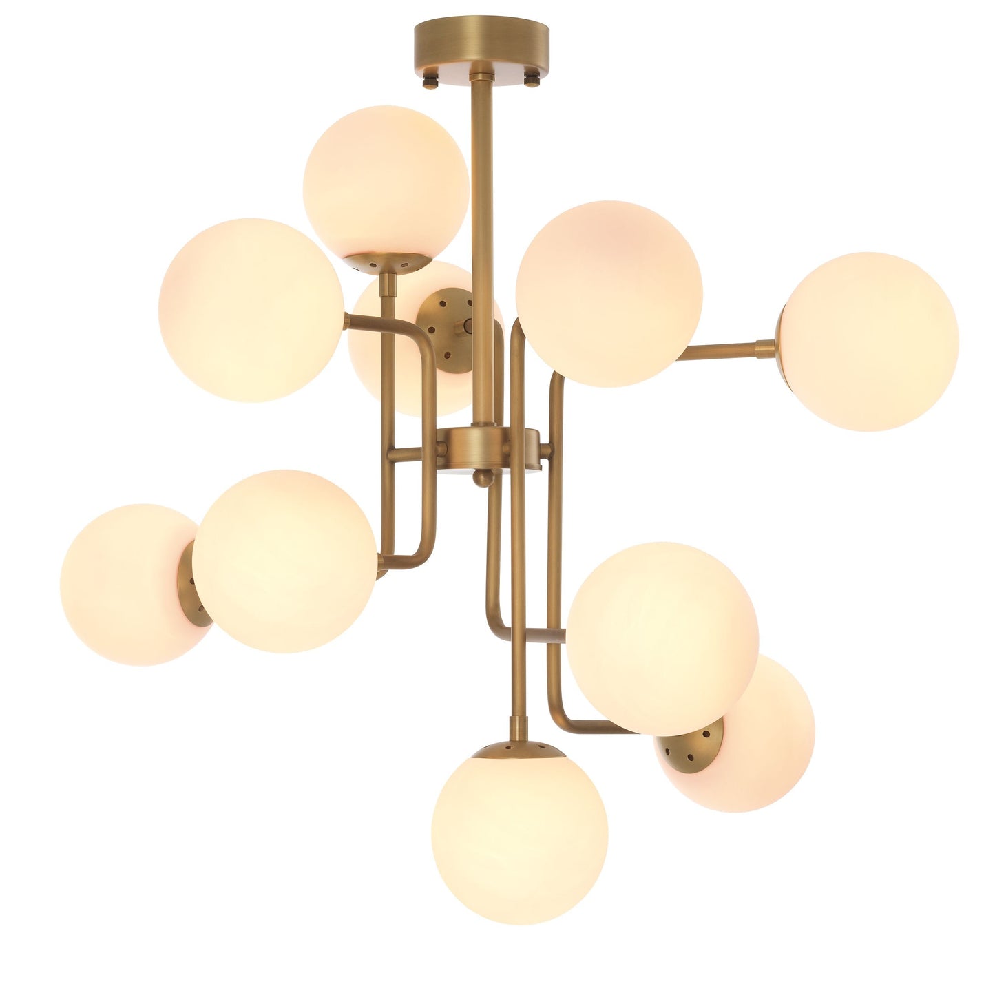 Chase Modern Brass Chandelier - [Brass]