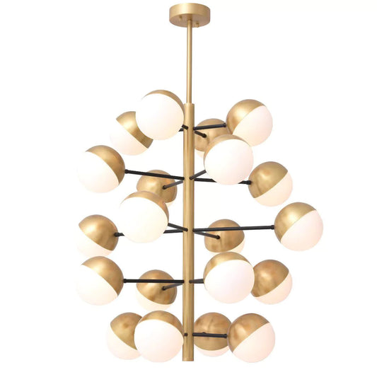 Cona L Modern Brass Chandelier -