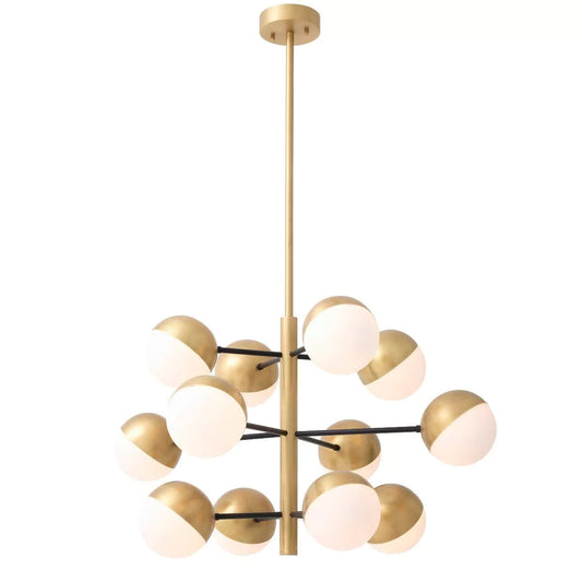 Cona S Modern Brass Chandelier