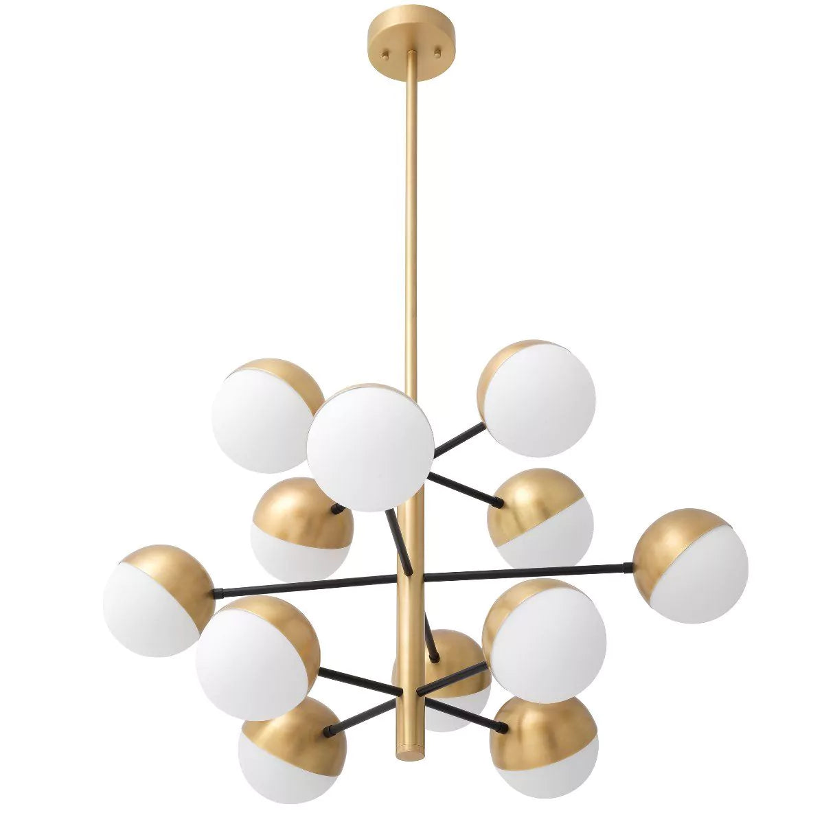 Cona S Modern Brass Chandelier