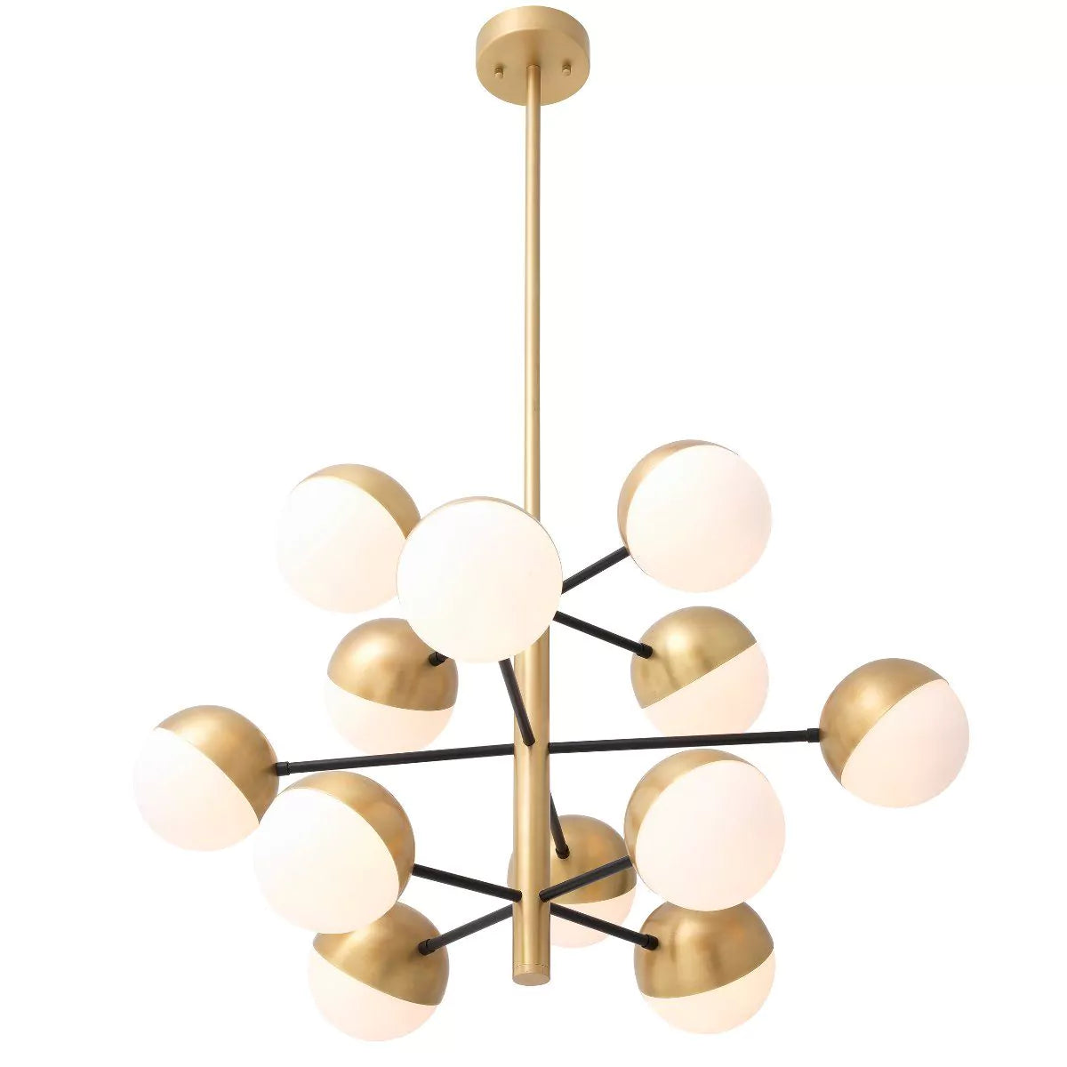 Cona S Modern Brass Chandelier