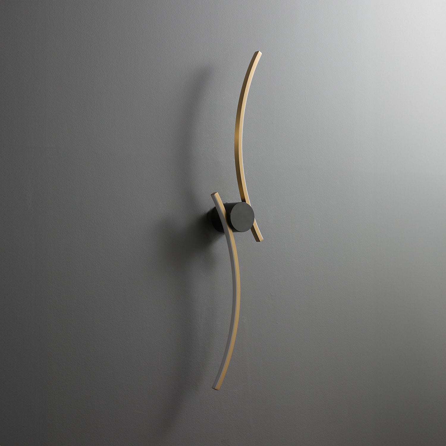Coordinates 3 Brass Wall Lamp