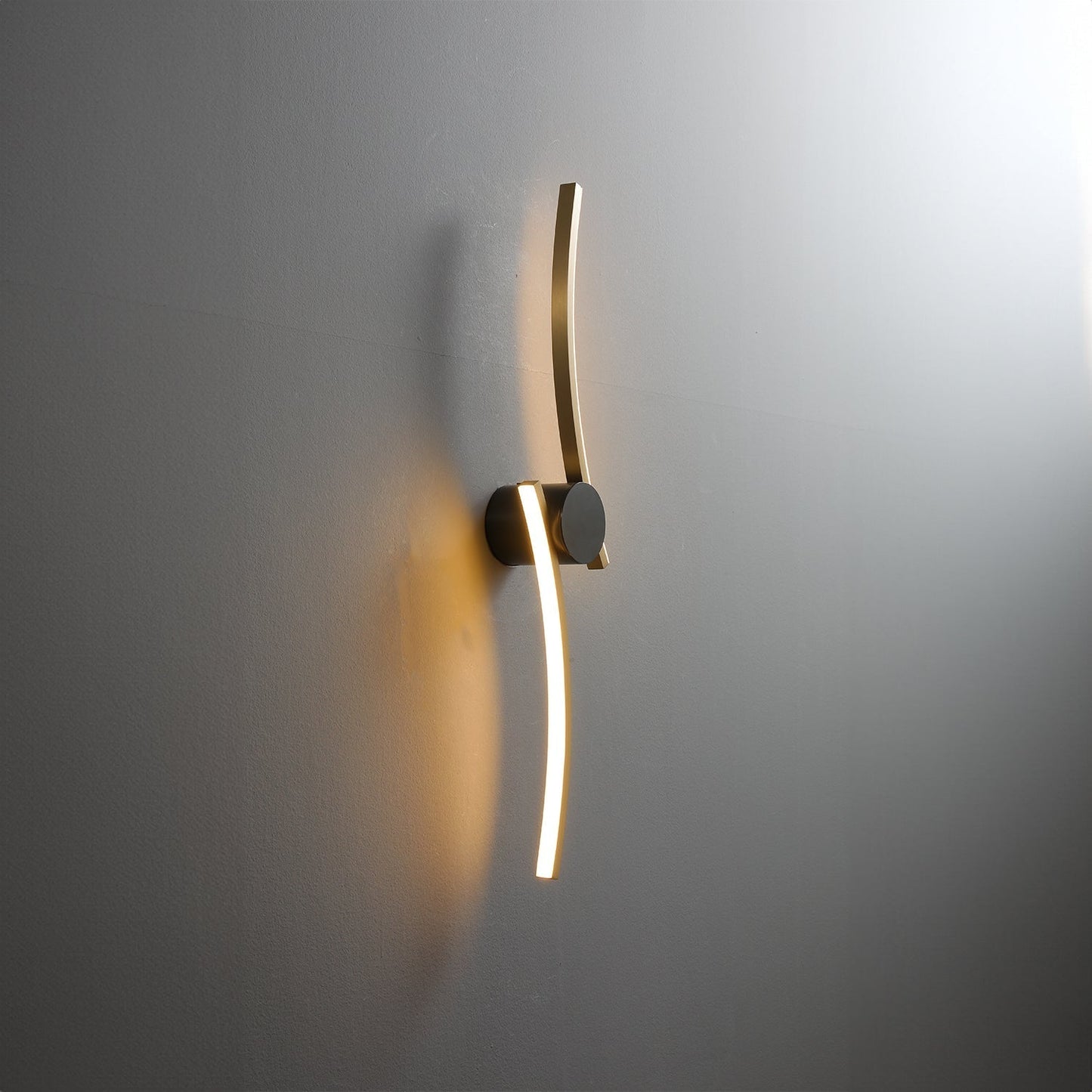 Coordinates 3 Brass Wall Lamp