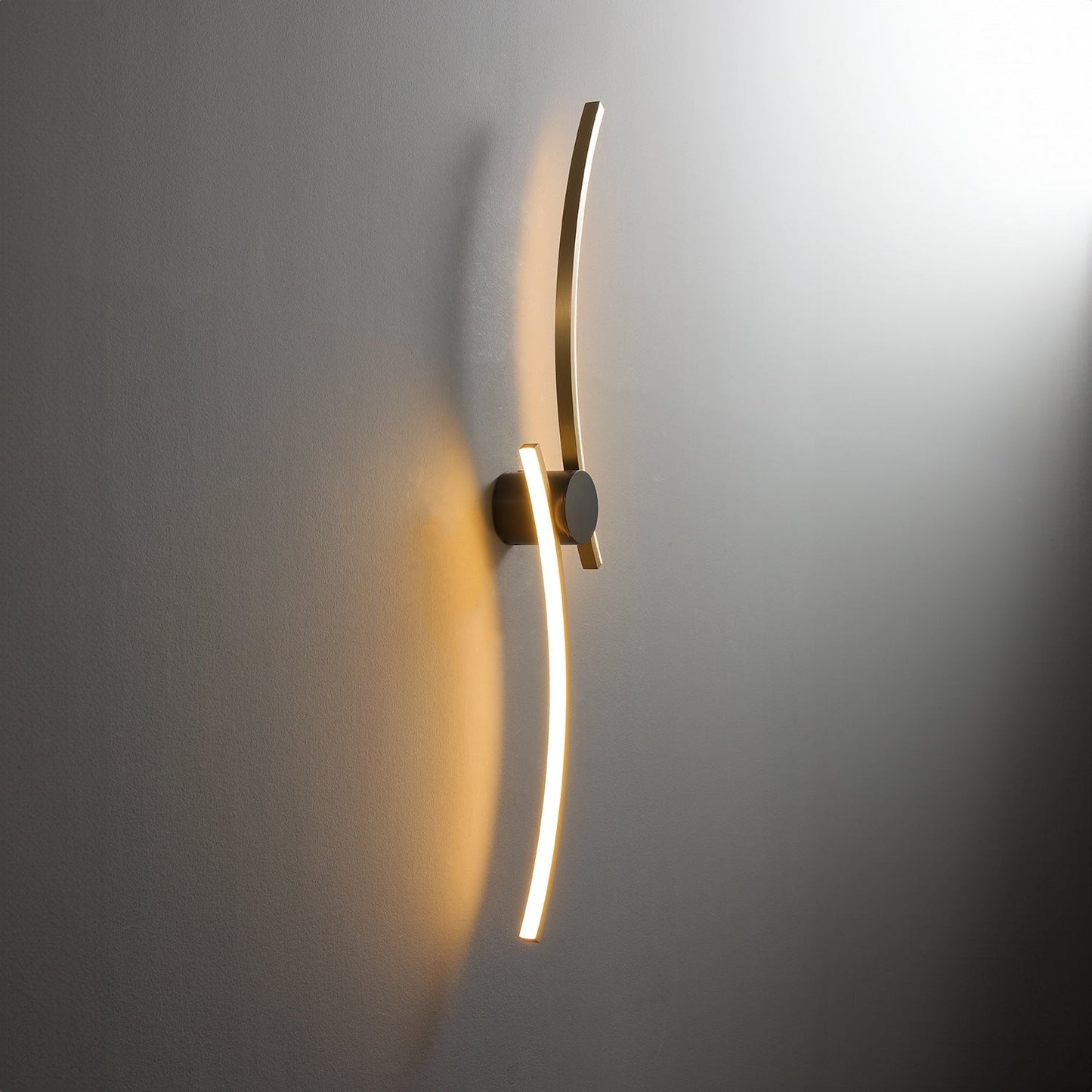 Coordinates 3 Brass Wall Lamp