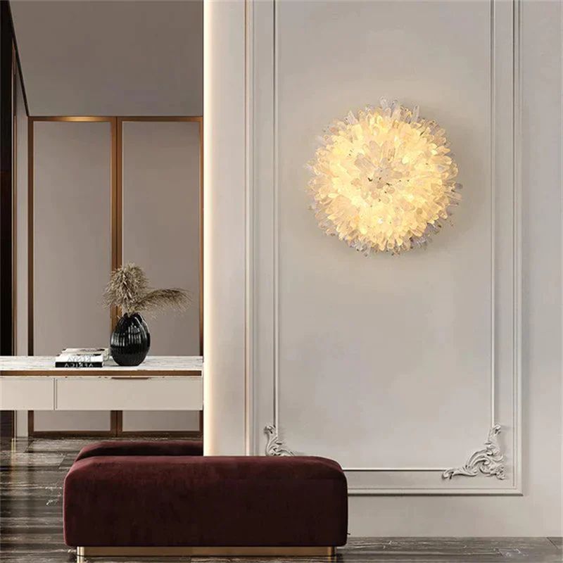 Primary Crystal  Wall Sconce