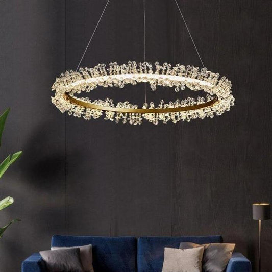 Doris Crystal Ring Chandelier