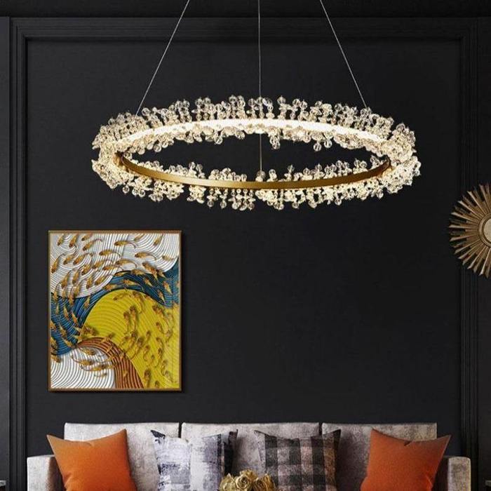 Doris Crystal Ring Chandelier