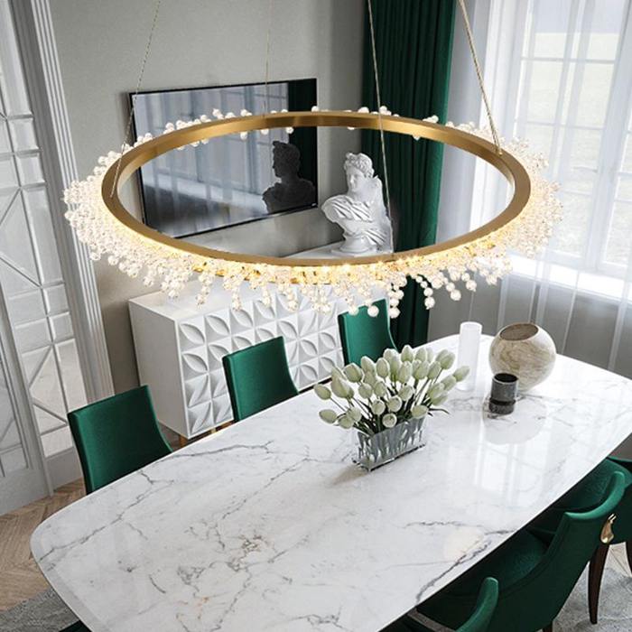 Doris Crystal Ring Chandelier