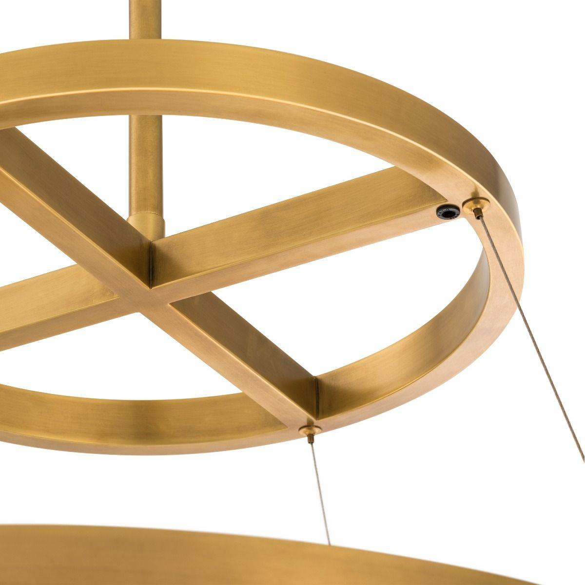 Elements Modern Brass Chandelier - [Brass] 