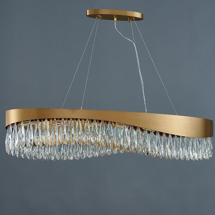 Elma Oval Crystal Chandelier