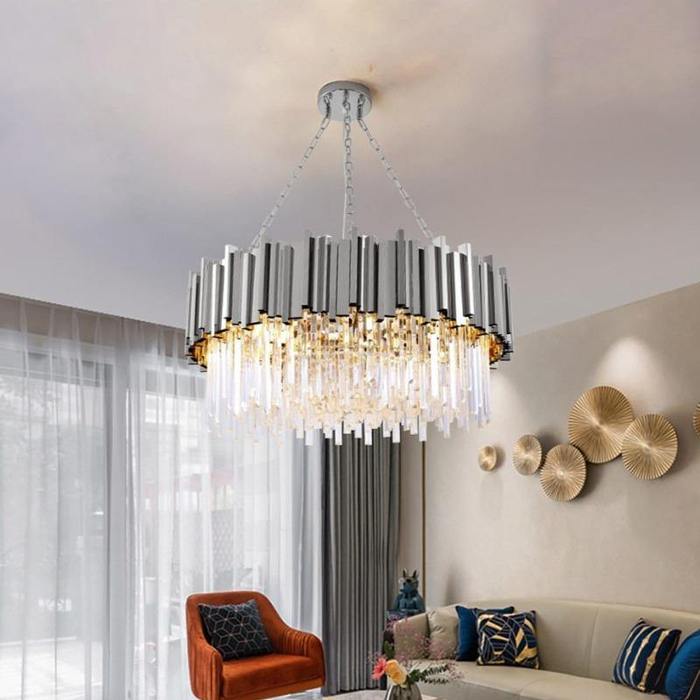 Enoch Round Luxury Crystal Chandelier